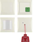 HAGER BOCCHIOTTI - Set chiamata di emergenza con cornice Berker S.1 bianco lucido