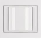 HAGER BOCCHIOTTI - Spia luminosa con cornice Berker K.1 bianco polare lucido