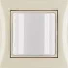 HAGER BOCCHIOTTI - Spia luminosa con cornice Berker S.1 bianco lucido