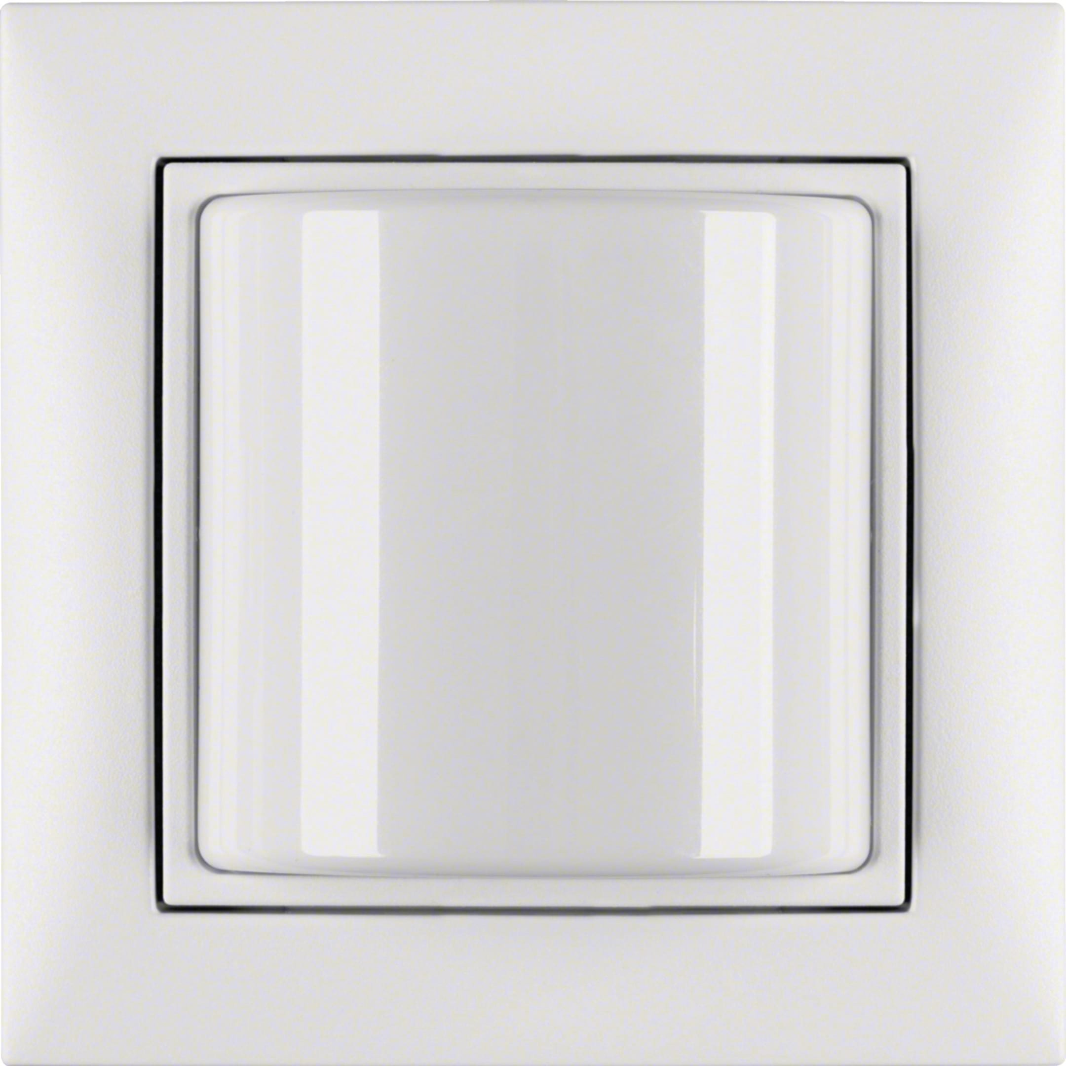 HAGER BOCCHIOTTI - Spia luminosa con cornice Berker S.1 bianco polare opaco