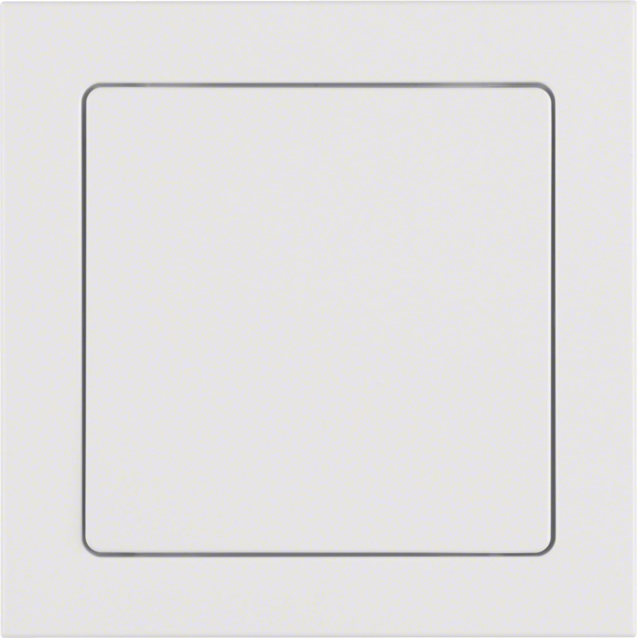 HAGER BOCCHIOTTI - Alimentatore con cornice Berker Q.3 bianco polare velluto