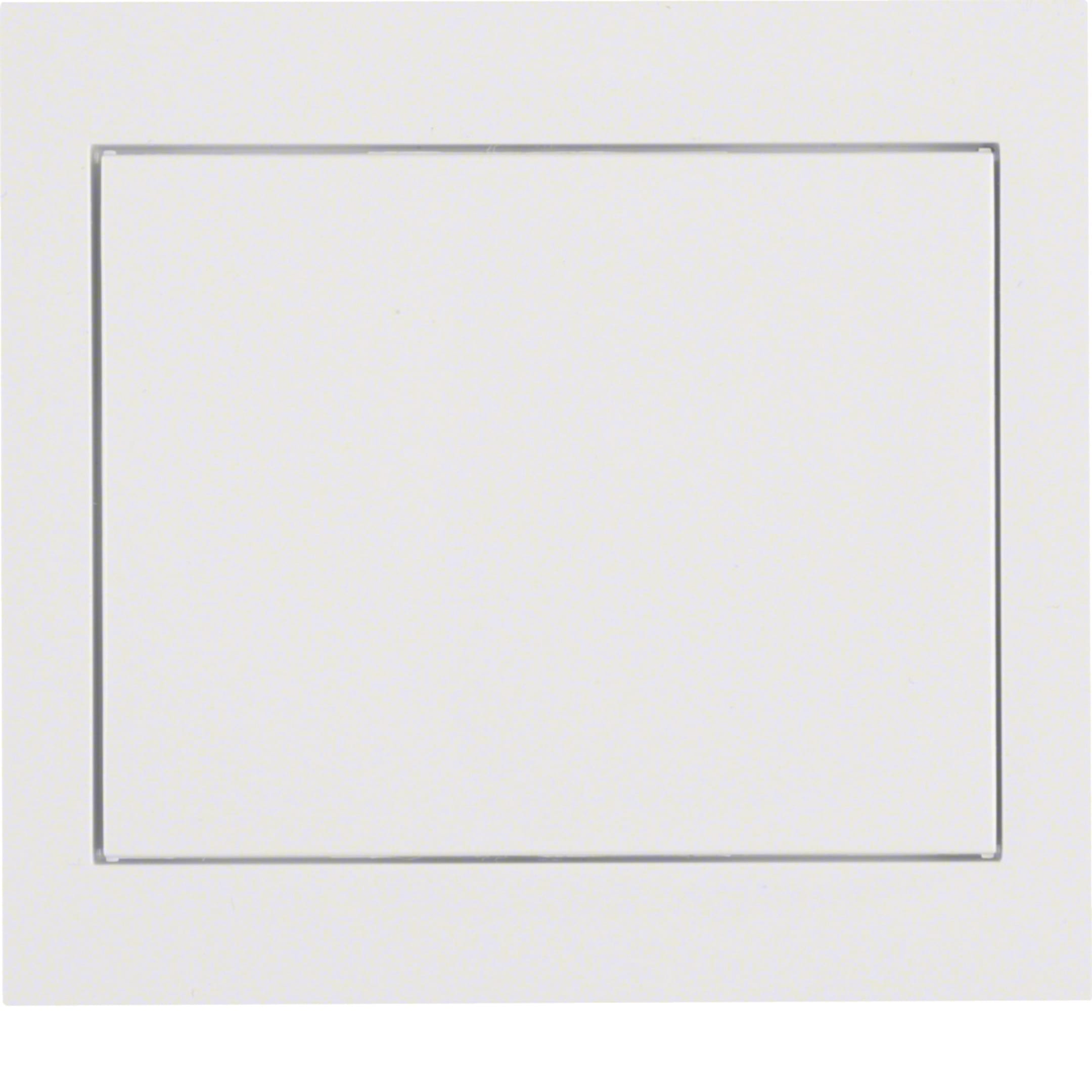 HAGER BOCCHIOTTI - Alimentatore con cornice Berker K.1 bianco polare lucido