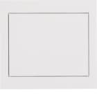 HAGER BOCCHIOTTI - Alimentatore con cornice Berker K.1 bianco polare lucido