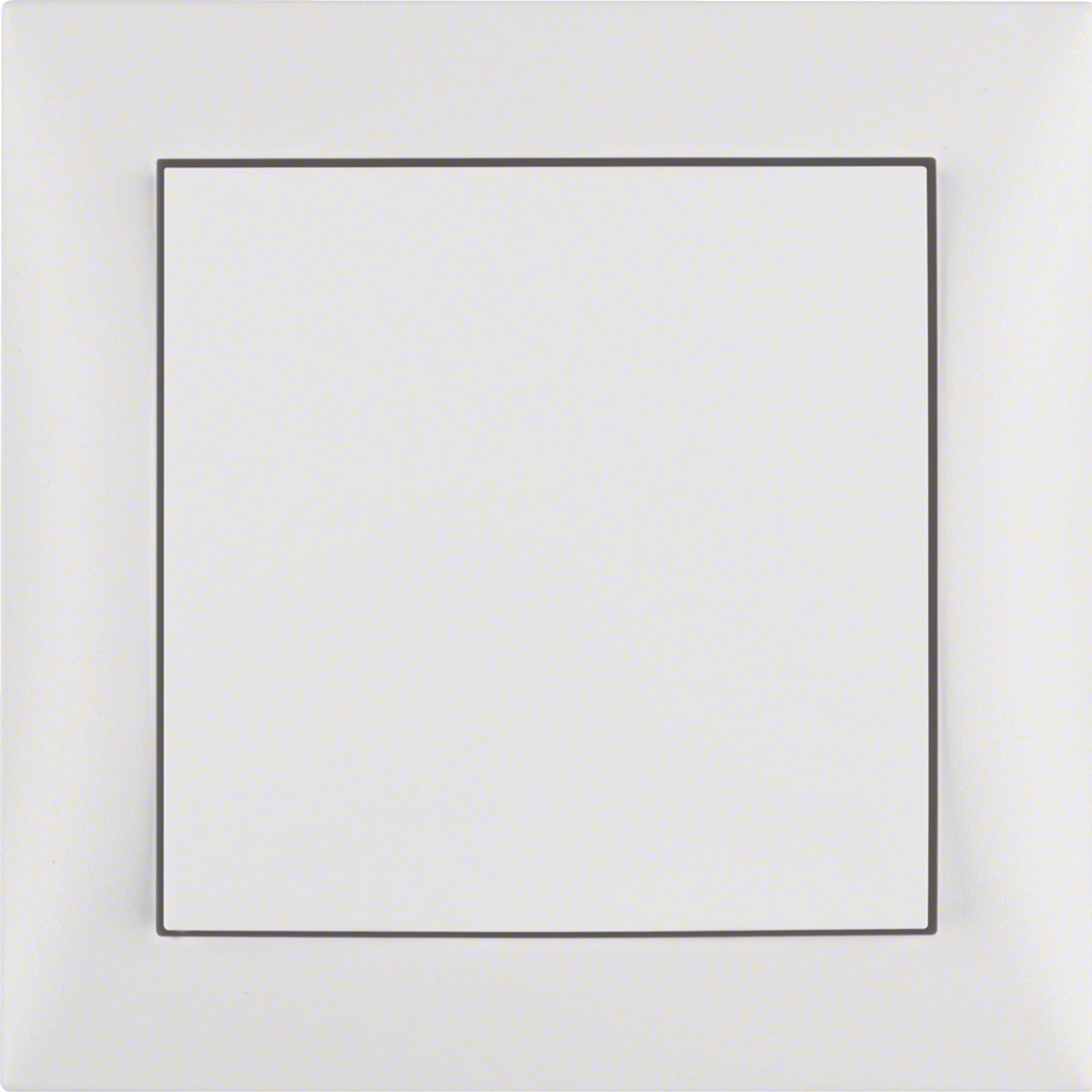 HAGER BOCCHIOTTI - Alimentatore con cornice Berker S.1 bianco polare opaco