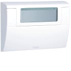 HAGER BOCCHIOTTI - Cronotermostato digitale settimanale a batterie 1 contatto in scambio 8A bianco