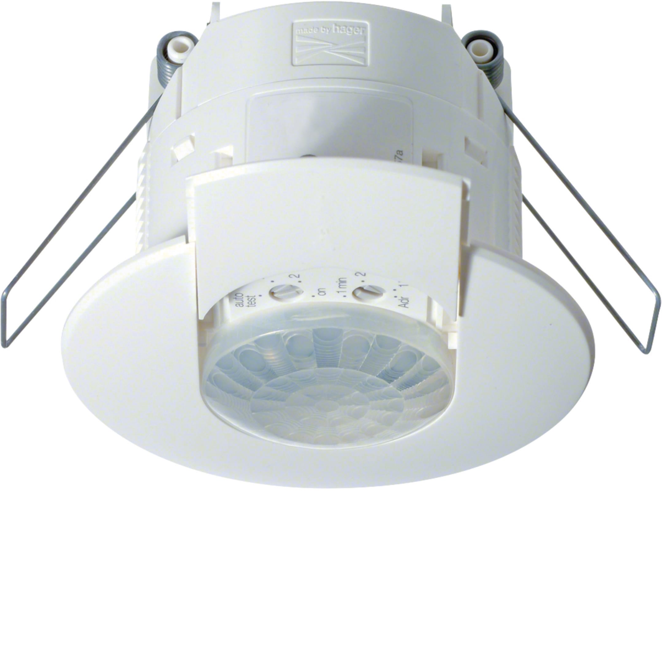 HAGER BOCCHIOTTI - Rilevatore di presenza a infrarossi KNX bianco polare opaco