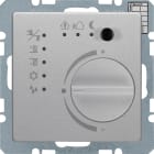 HAGER BOCCHIOTTI - Termostato KNX KNX - Serie Q.1/Q.3 alu velluto, verniciato