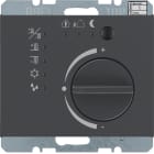 HAGER BOCCHIOTTI - Termostato KNX KNX - Serie K.1 antracite opaco, verniciato