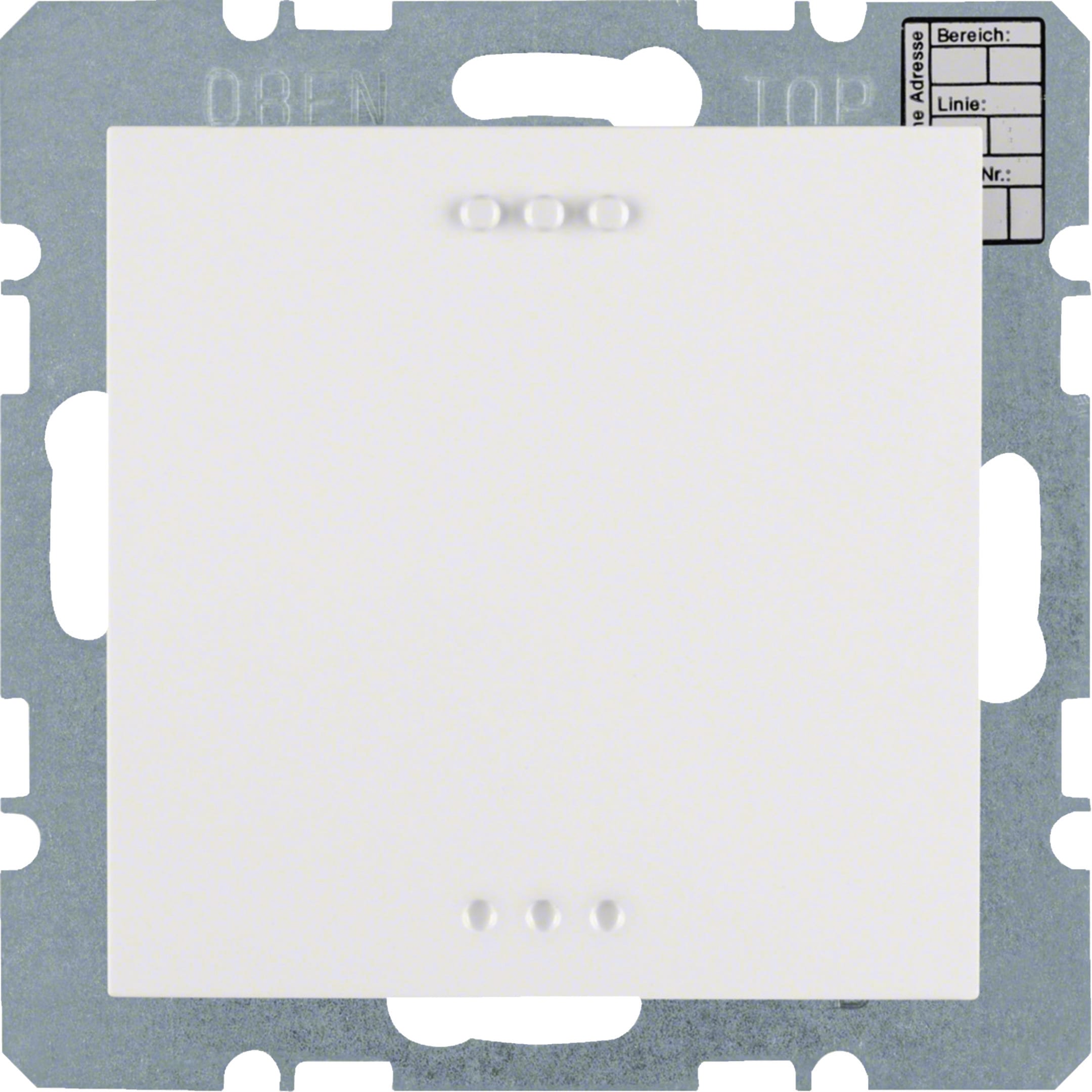 HAGER BOCCHIOTTI - Sensore KNX CO2 + reg. umidità e temp. KNX - Serie S.1/B.3/B.7 bianco pol. luc.