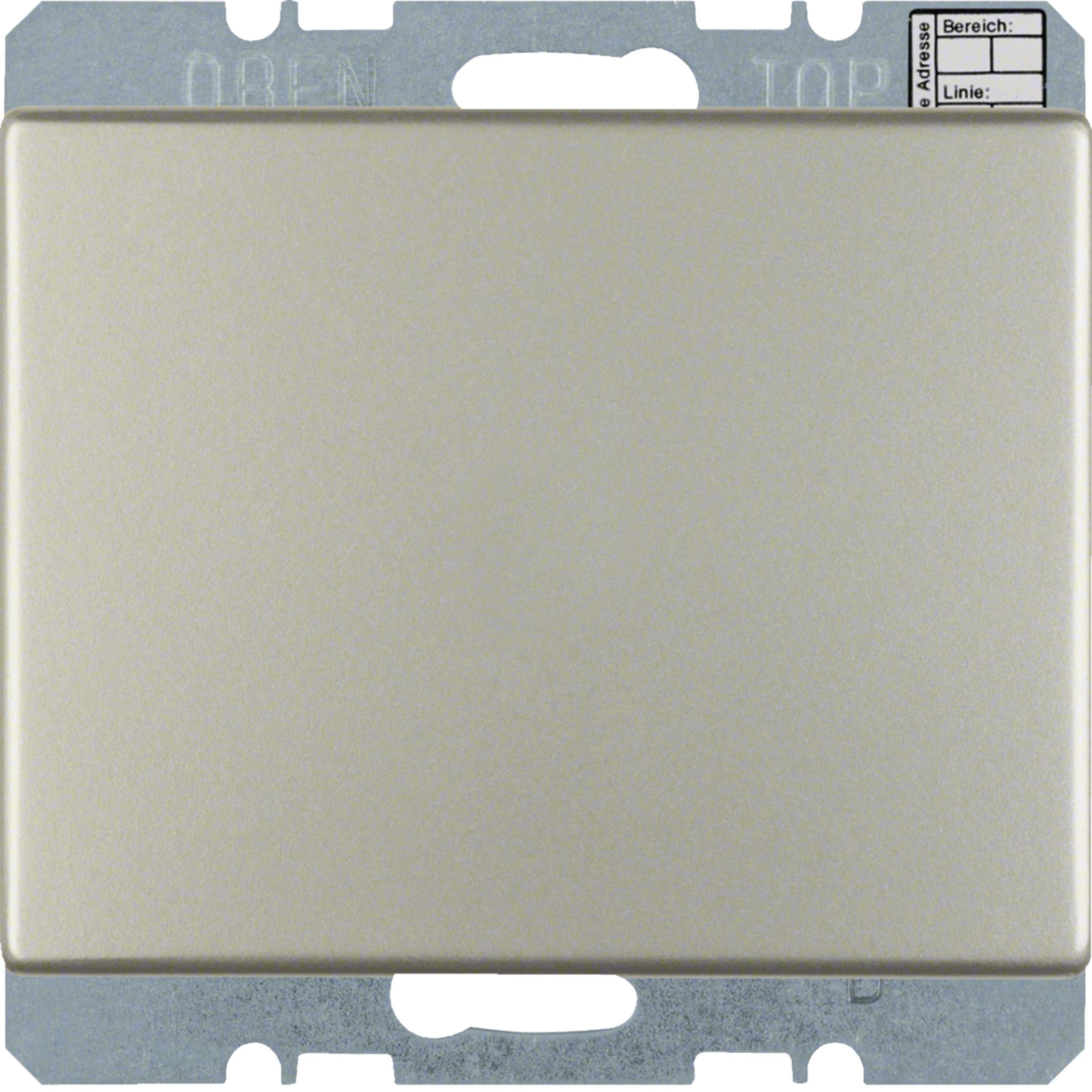 HAGER BOCCHIOTTI - Sensore KNX CO2 + reg. umidità e temp. KNX - Serie K.5 acciaio inox, metall opac