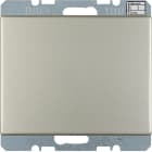 HAGER BOCCHIOTTI - Sensore KNX CO2 + reg. umidità e temp. KNX - Serie K.5 acciaio inox, metall opac