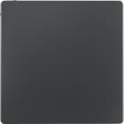 HAGER BOCCHIOTTI - Inserto cieco x accoppiatore bus KNX?Berker Q.1/Q.3 antracite velluto, vernic.