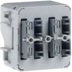 HAGER BOCCHIOTTI - Modulo Puls. doppio accoppiatore bus integrato 2 punti di comando KNX W.1
