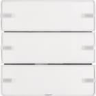HAGER BOCCHIOTTI - Sensore a tasti triplo KNX - Serie Q.1/Q.3 bianco polare