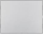 HAGER BOCCHIOTTI - Sensore a tasti singolo con LED RGB, sonda temp. e portaetichetta KNX - K.5 alu