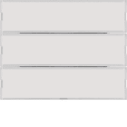 HAGER BOCCHIOTTI - Sensore a tasti triplo KNX - Serie K.1 bianco polare