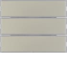 HAGER BOCCHIOTTI - Sensore a tasti triplo KNX - Serie K.5 acciaio inox