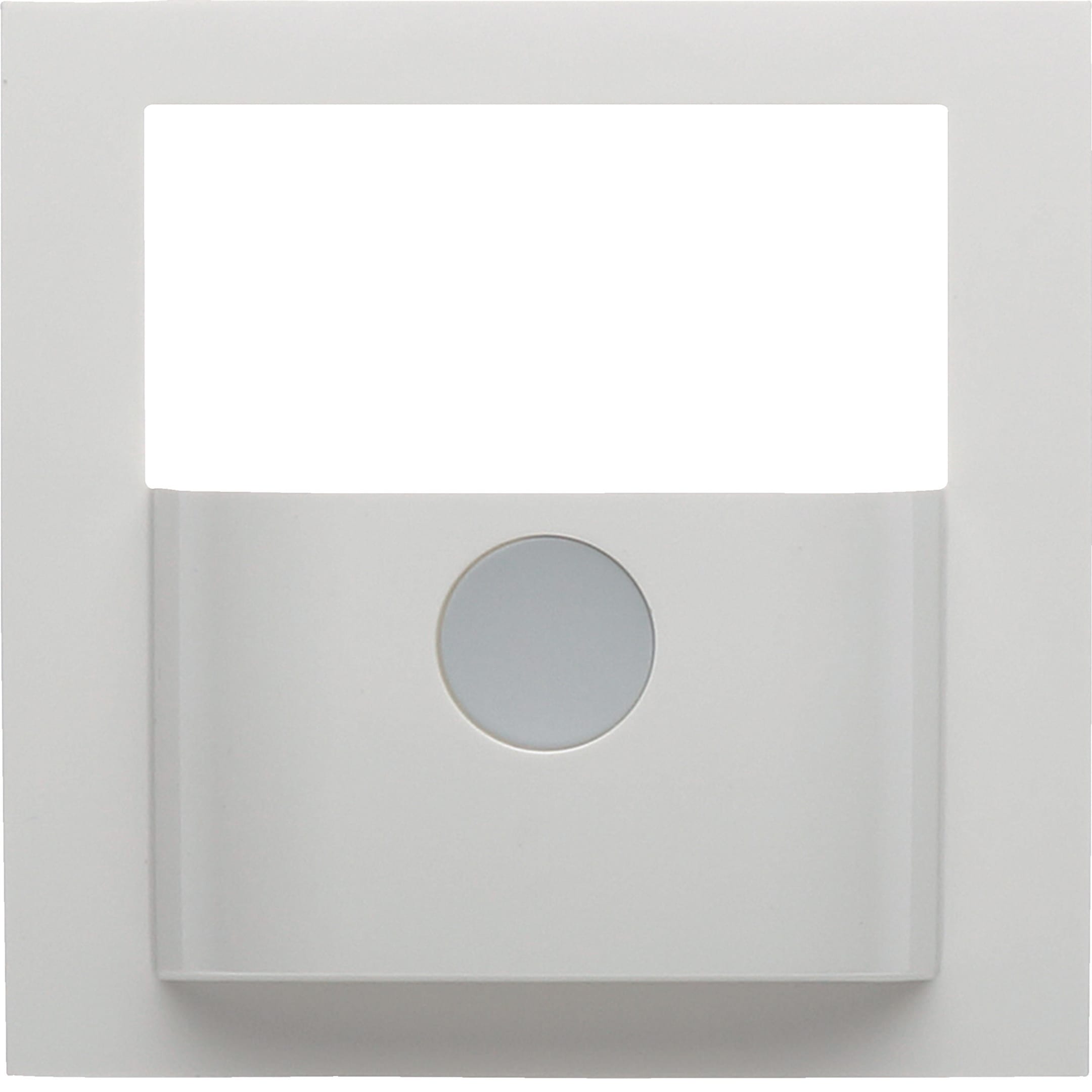 HAGER BOCCHIOTTI - Copertura x modulo rilevat. movim. KNX KNX - Serie S.1/B.3/B.7 bianco pol. luc.