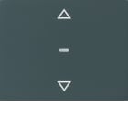 HAGER BOCCHIOTTI - Copertura con simbolo frecce x modulo sensore a tasti singolo, K.x antracite