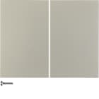 HAGER BOCCHIOTTI - Modulo pulsante radio KNX doppio quicklink K.5 acciaio inox opaco, verniciato