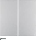 HAGER BOCCHIOTTI - Modulo pulsante radio KNX doppio quicklink Berker S.1/B.7 alu opaco, verniciato