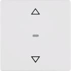 HAGER BOCCHIOTTI - Pulsante per veneziane Berker Q.1/Q.3 bianco polare velluto