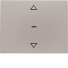 HAGER BOCCHIOTTI - Pulsante per veneziane Berker K.5 acciaio inox opaco, verniciato