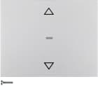 HAGER BOCCHIOTTI - Pulsante per veneziane Berker K.5 alu opaco, verniciato