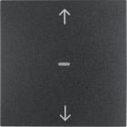 HAGER BOCCHIOTTI - Pulsante per veneziane Berker S.1/B.3/B.7 antracite opaco