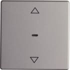 HAGER BOCCHIOTTI - Pulsante radio KNX x veneziane quicklink Berker Q.1/Q.3 alu velluto, verniciato