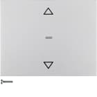 HAGER BOCCHIOTTI - Pulsante radio KNX per veneziane quicklink Berker K.5 alu opaco, verniciato