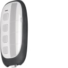 HAGER BOCCHIOTTI - Trasmettitore portatile radio KNX 4 canali bianco polare/grigio, lucido/opaco