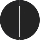 HAGER BOCCHIOTTI - Mod. puls. radio KNX quadruplo quicklink R.1/R.3/Serie 1930/R.classic nero lucid