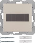 HAGER BOCCHIOTTI - Mod. radio KNX sing. piatto energia solare QLink Serie S.1 bianco luc.