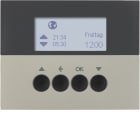 HAGER BOCCHIOTTI - Orologio per comando veneziane Berker K.5 acciaio inox opaco, verniciato