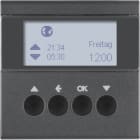 HAGER BOCCHIOTTI - Orologio per comando veneziane Berker S.1/B.3/B.7 antracite opaco