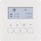 HAGER BOCCHIOTTI - Orologio radio KNX per veneziane quicklink Berker Q.1/Q.3 bianco polare velluto