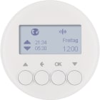 HAGER BOCCHIOTTI - Orologio radio KNX x venez. QLink Serie R1/R3/1930/Classic bianco pol. luc.