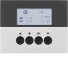 HAGER BOCCHIOTTI - Orologio radio KNX per veneziane quicklink Berker K.5 alu opaco, verniciato