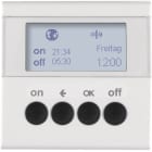 HAGER BOCCHIOTTI - Orologio radio KNX quicklink Berker S.1/B.3/B.7 bianco polare opaco