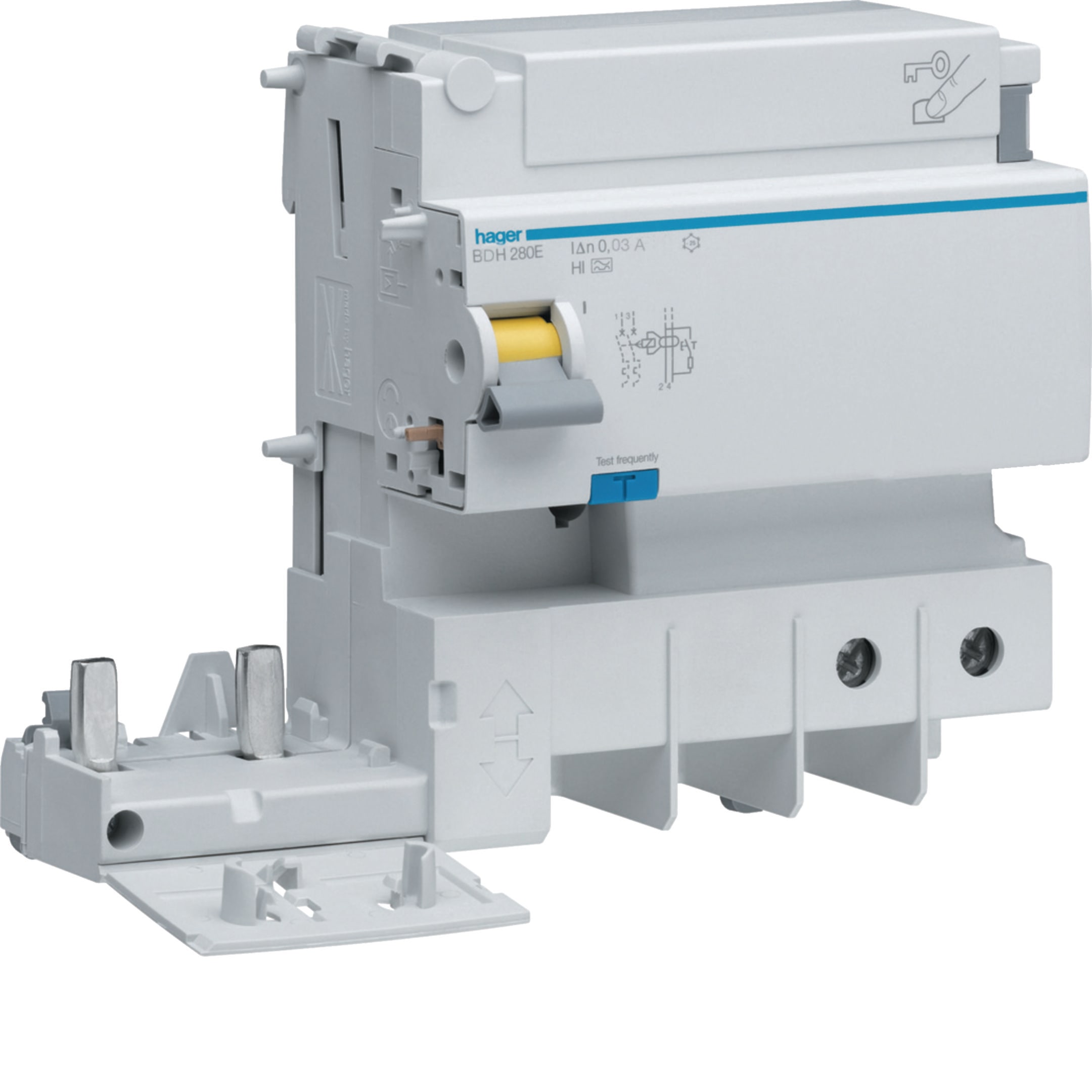 HAGER BOCCHIOTTI - Blocco differenziale 2P ?125A tipo A-HI 30mA 6M