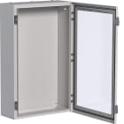 HAGER BOCCHIOTTI - Quadro in lamiera a parete con porta trasparente H800 L500 P200 orion plus