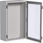 HAGER BOCCHIOTTI - Quadro in lamiera a parete con porta trasparente H800 L500 P250 orion plus