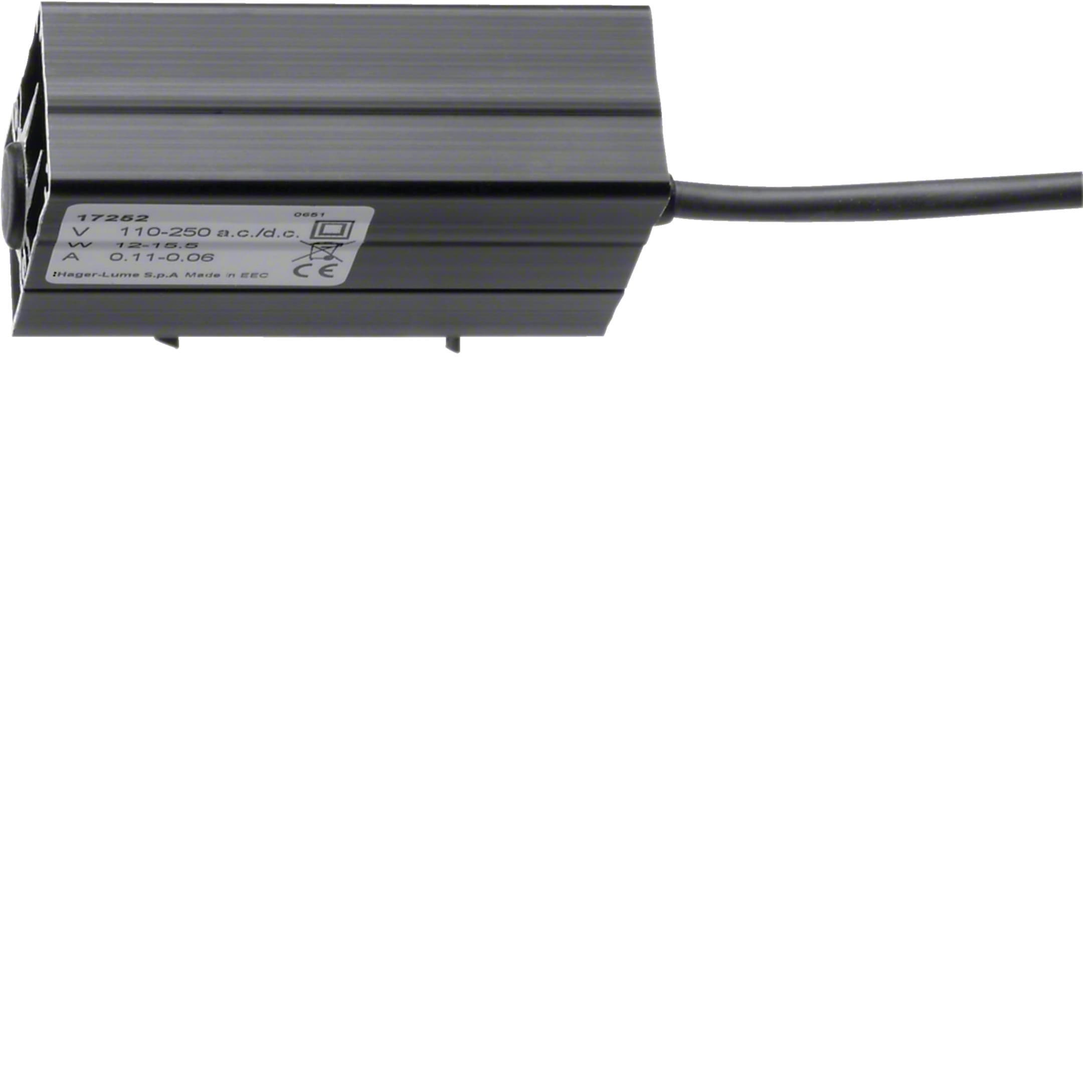 HAGER BOCCHIOTTI - Resistenza anticondensa 15W 230Vca-Vcc