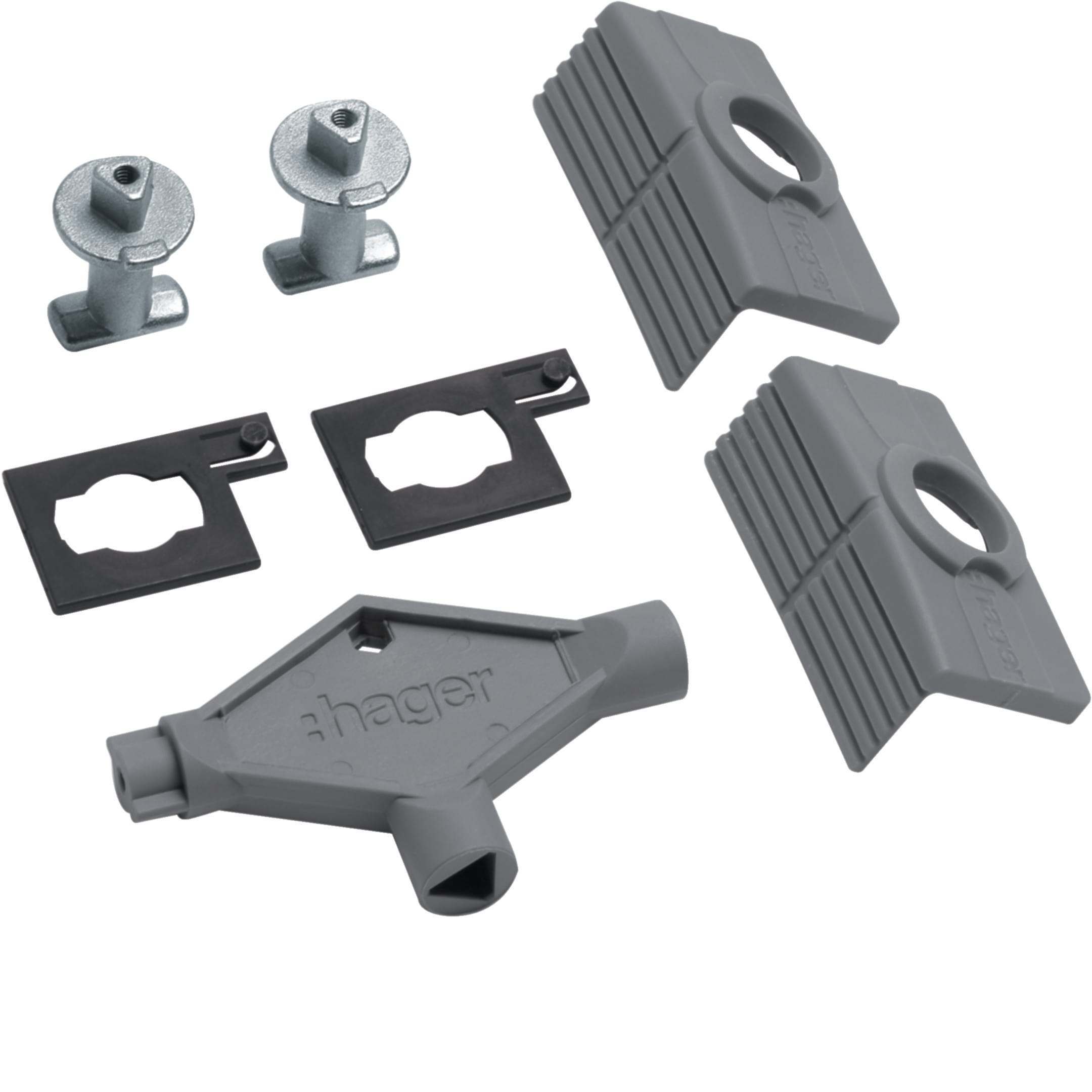 HAGER BOCCHIOTTI - Kit inserto di chiusura triangolare 8x8mm orion plus
