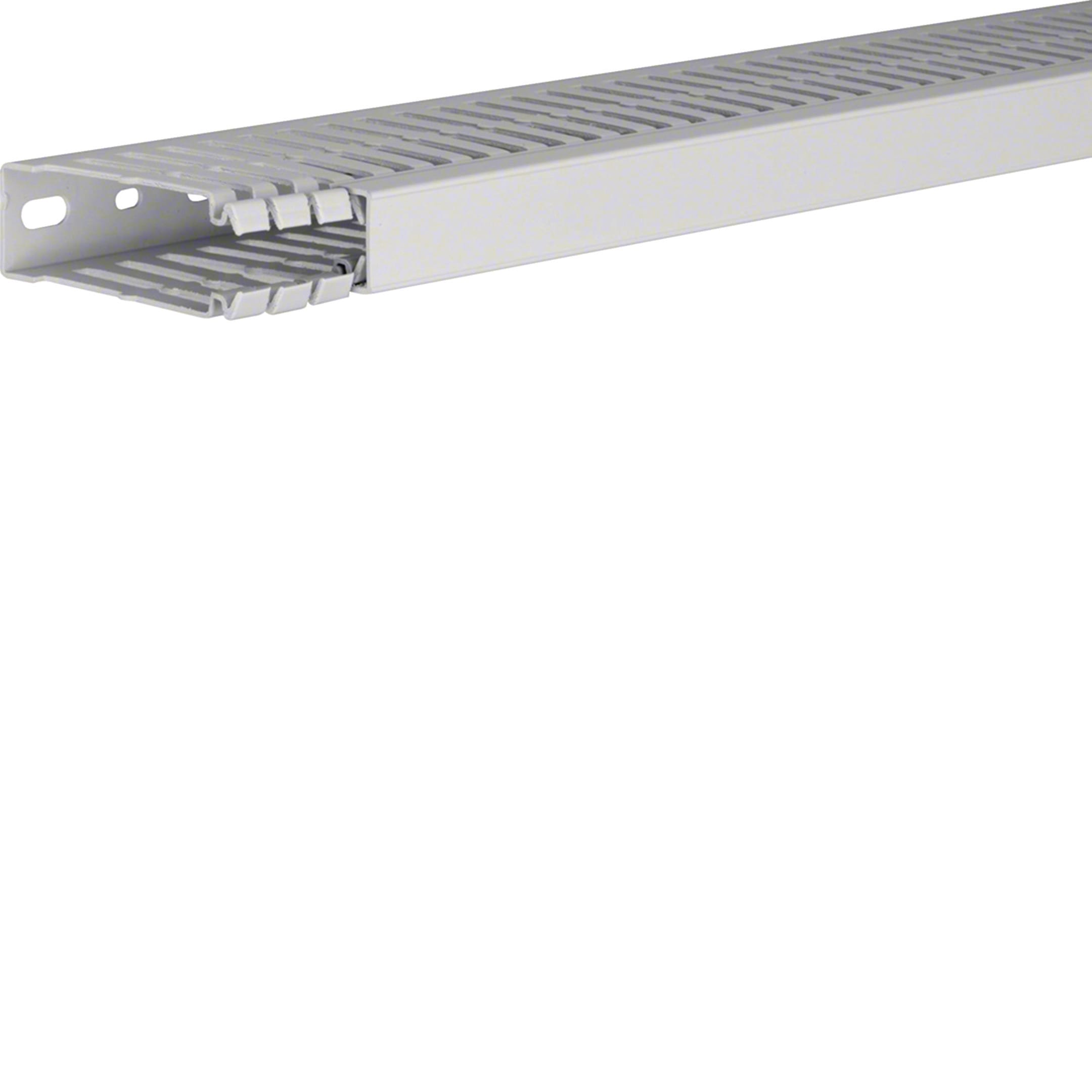 HAGER BOCCHIOTTI - Canaletta per cablaggio Halogen Free 25x80 linea HA7 grigio chiaro