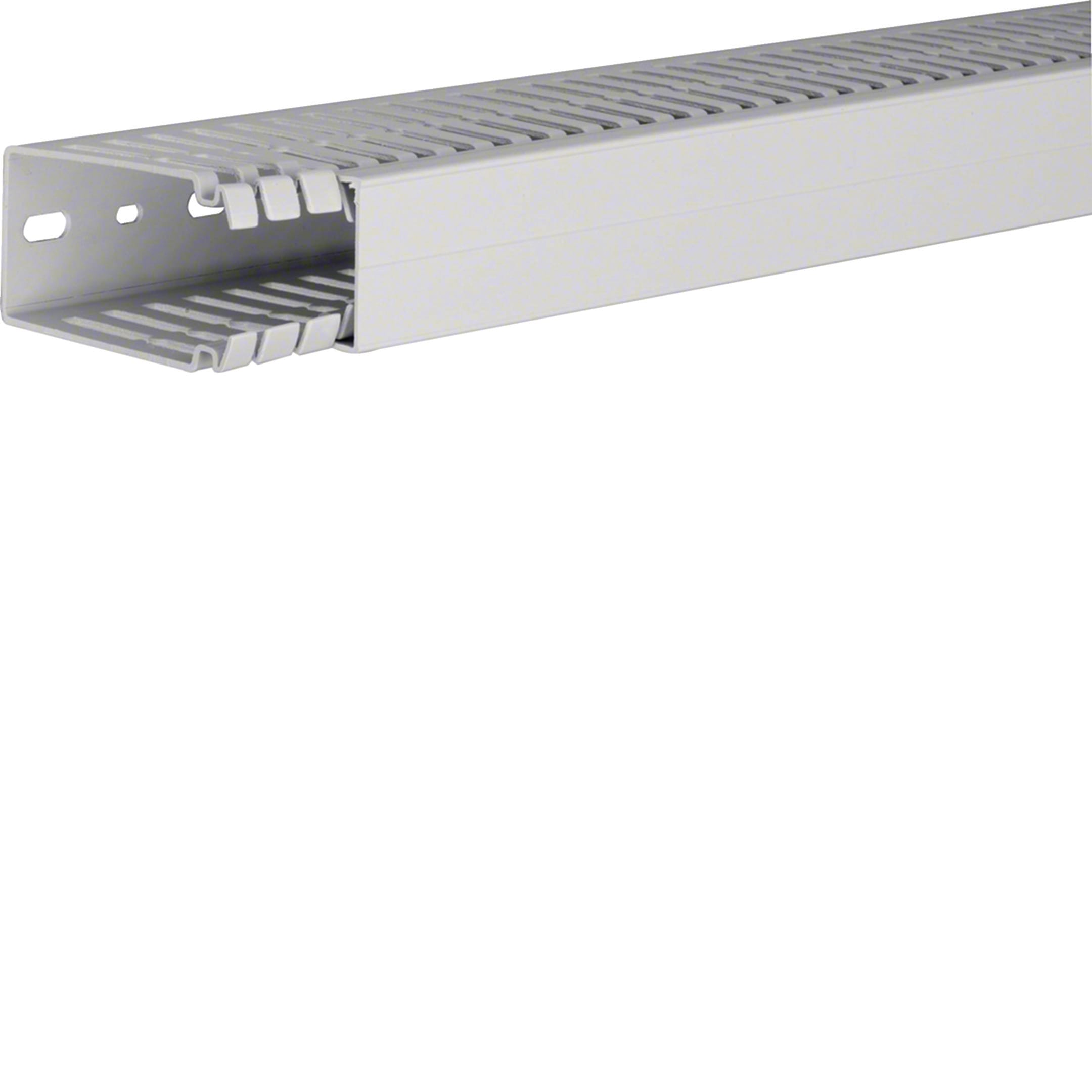 HAGER BOCCHIOTTI - Canaletta per cablaggio Halogen Free 40x80 linea HA7 grigio chiaro