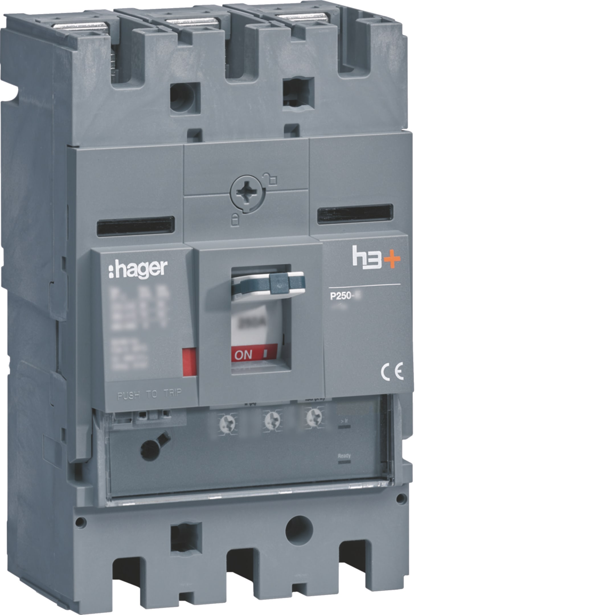 HAGER BOCCHIOTTI - Interruttore automatico scatolato h3+ P250 LSnI 3P 25kA 250A