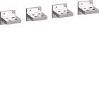 HAGER BOCCHIOTTI - Kit 4 terminali posteriori per hw+ HW4 4P 1000-2500A