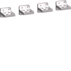 HAGER BOCCHIOTTI - Kit 4 terminali posteriori per hw+ HW2 4P 100kA 630-2500A